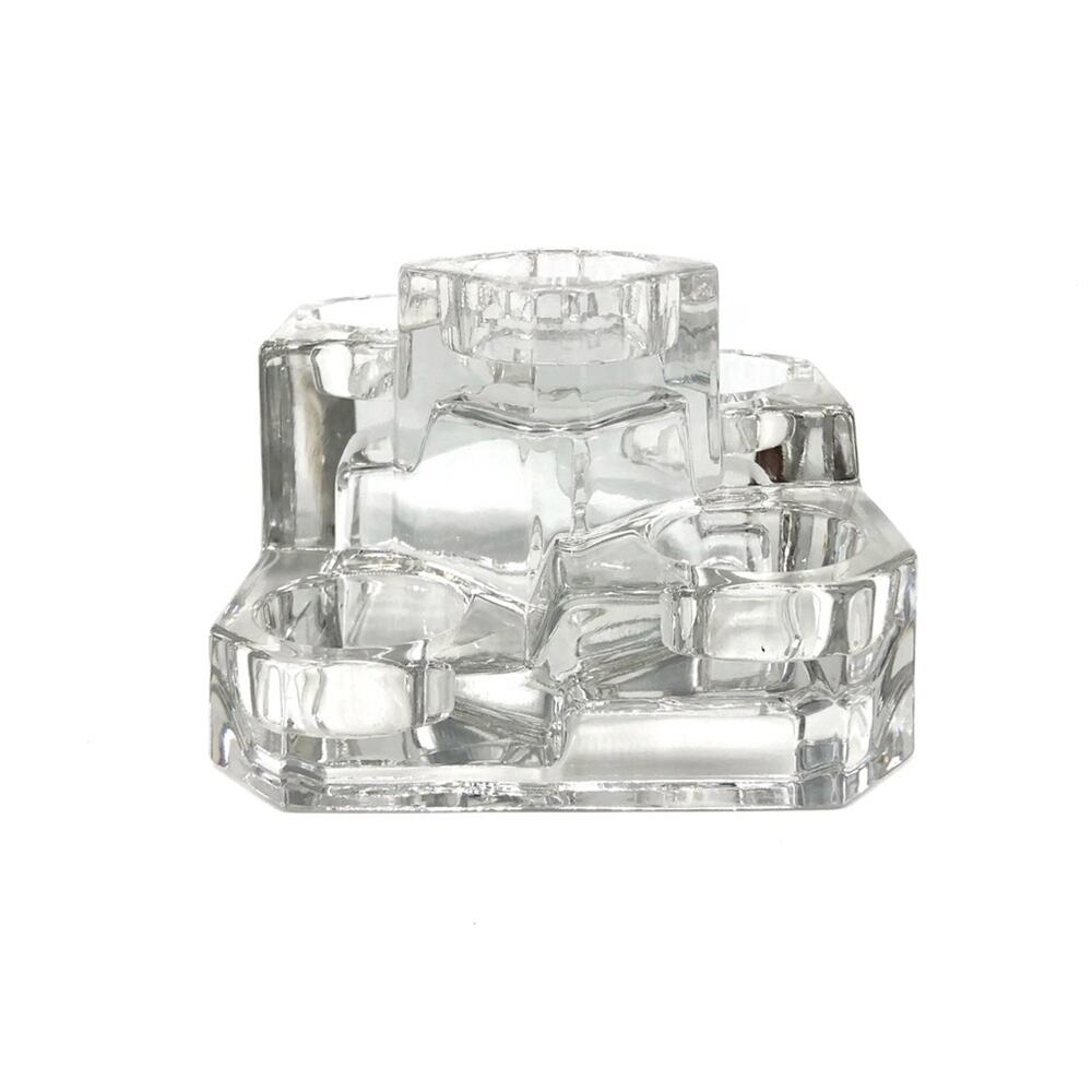 PARTYLIGHT Crystal Castle 5 Tier Tealight Candle Holder